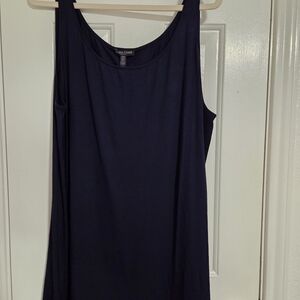 Eileen Fisher Navy Silk Tank Top